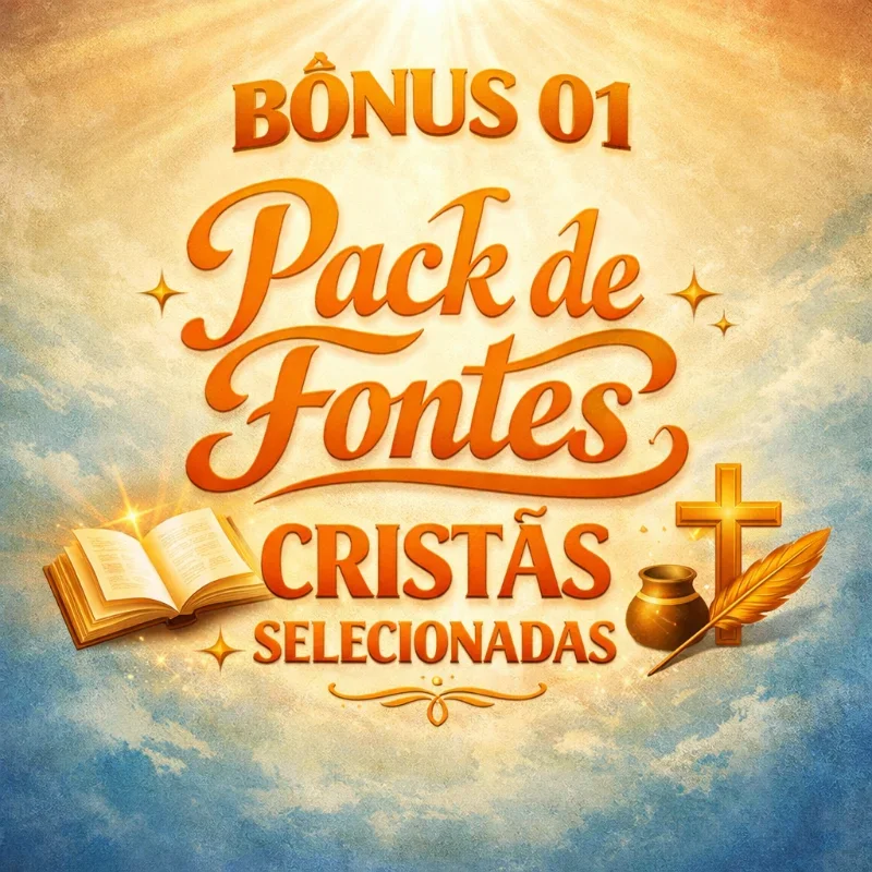 Pack de Fontes Cristãs Selecionadas